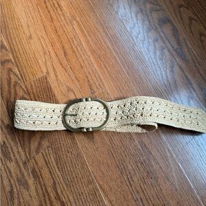 Sezane Raffia Belt size 80